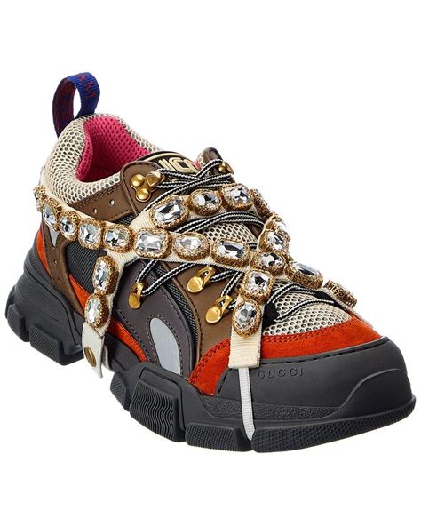 gucci flashtrek aus leder mit|Gucci flashtrek diamond.